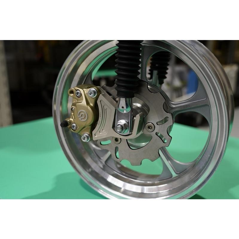 カニブレンボフロントキャリパーサポートシルバー MINIMOTO（ミニモト） モンキー（MONKEY）の画像