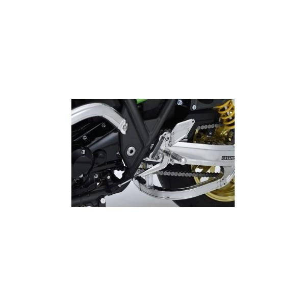 ZRX1200 DAEG（ダエグ） バックステップ 4ポジション タイプ2 シルバー 