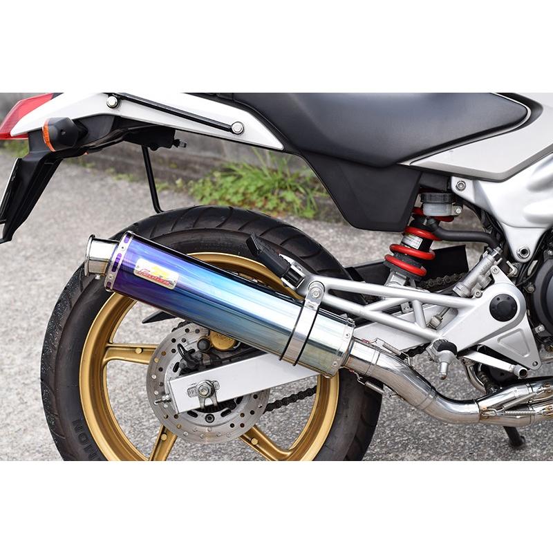 VTR250（JBK-MC33）FI車 Aria（アリア）フルエキゾースト チタンマフラーType-C（カールエンド） リアライズレーシング（RealizeRacing）｜hamashoparts｜03