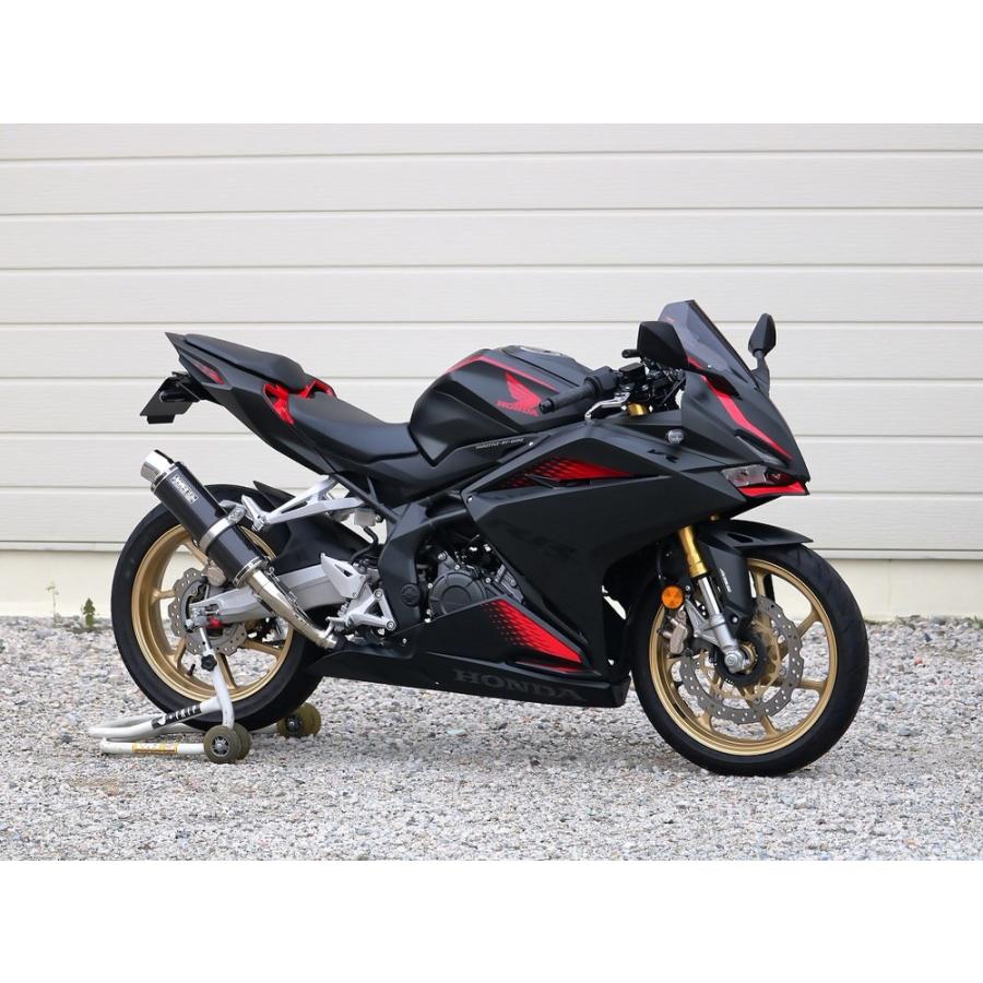 ラウンドタイプ スリップオンマフラー カーボンサイレンサー仕様 WR'S