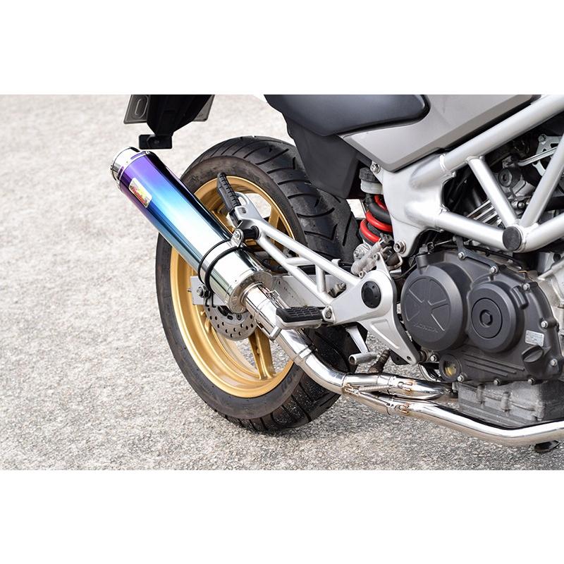 VTR250（JBK-MC33）FI車 Aria（アリア）フルエキゾースト チタン