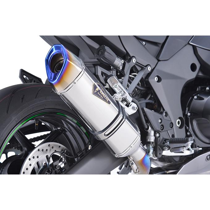 Ninja1000 アールズギア チタン フルエキ リアルスペック チタンフルエキゾースト シングル UP Typeマフラー