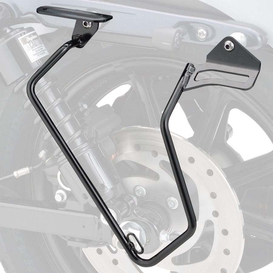 サドルバッグサポートLINK 車体左側用 グロスブラック DAYTONA（デイトナ） XL1200/883系（04〜20年）