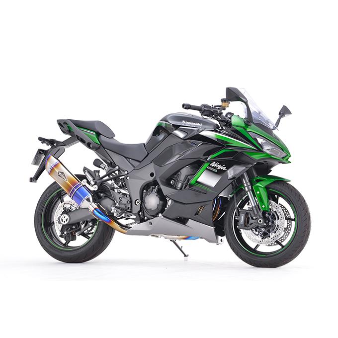 Ninja1000 アールズギア チタン フルエキ リアルスペック チタンフルエキゾースト シングル UP Typeマフラー