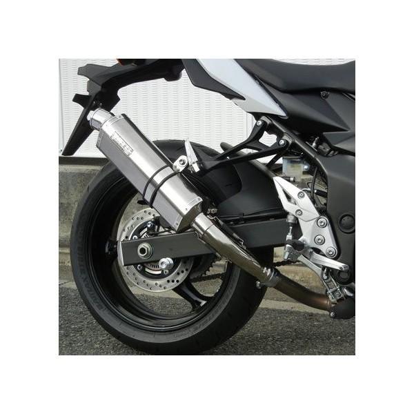 GSR750（GR7NA）13年〜 リアエキゾーストマフラー チタンオーバル