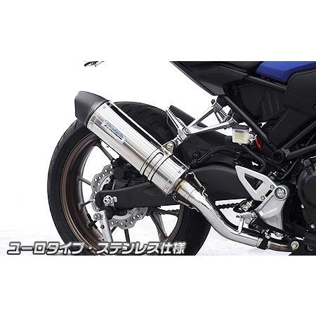 Wiruswin CB250R マフラーステンレスユーロタイプフルエキゾースト ダイナミックマフラー ユーロタイプ ステンレス フルエキゾースト