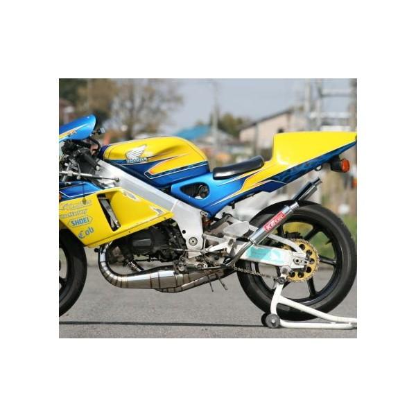 NSR250R（MC21） 鏡面ステンレスチャンバー Type2 K2-tec（ケイツー