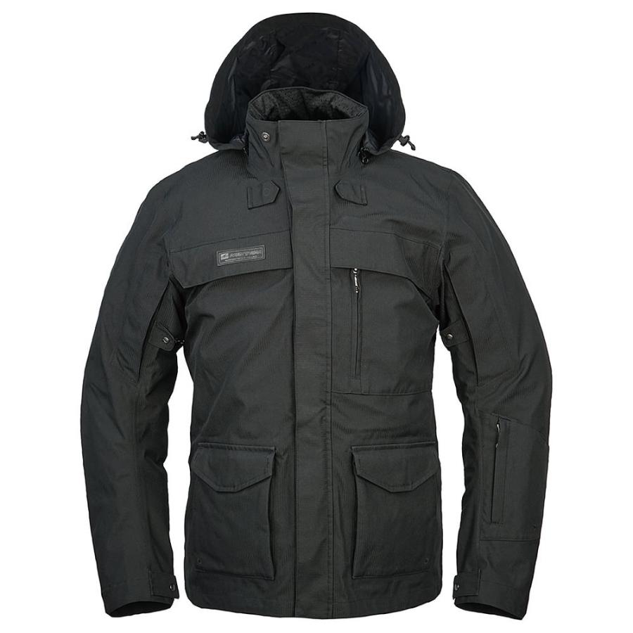 RR7249 デュアルテックストレックパーカー ブラック/LLサイズ