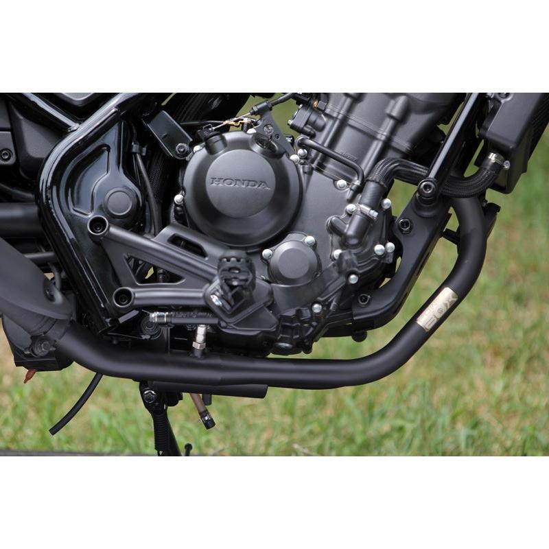 【SP忠男】レブル250 POWERBOX PIPE 耐熱ブラック　新品 レブル250（2BK-MC49） POWERBOX PIPE 耐熱ブラック（パワー