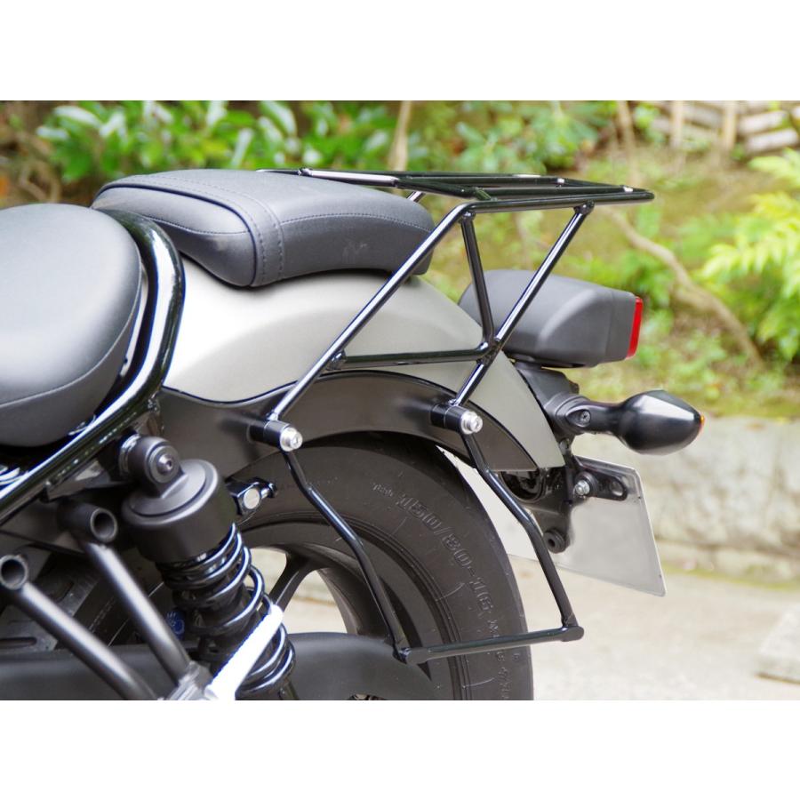 レブル250（Rebel250）17年 リアキャリア サドルバッグサポートセット