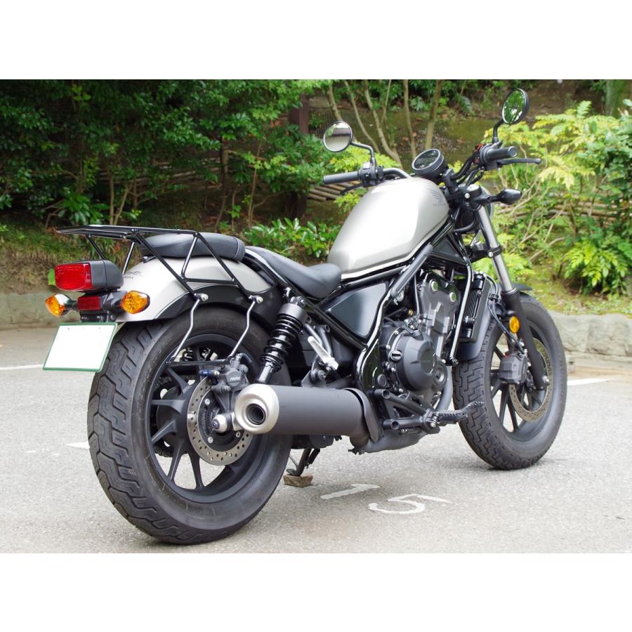 レブル250（Rebel250）17年 リアキャリア サドルバッグサポートセット