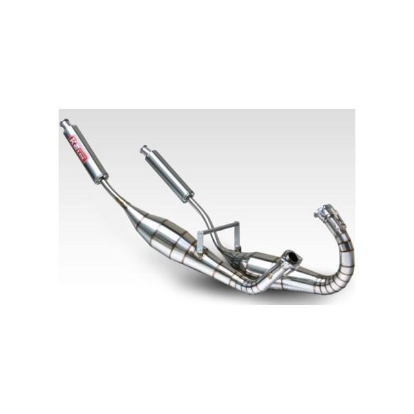 NSR250R（MC28） 鏡面ステンレスチャンバー Type2 K2-tec（ケイツーテック）