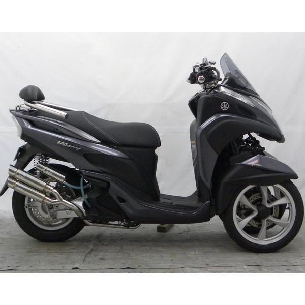 トリシティ125（TRICITY125）SE82J アトミックツインマフラー ポッパー
