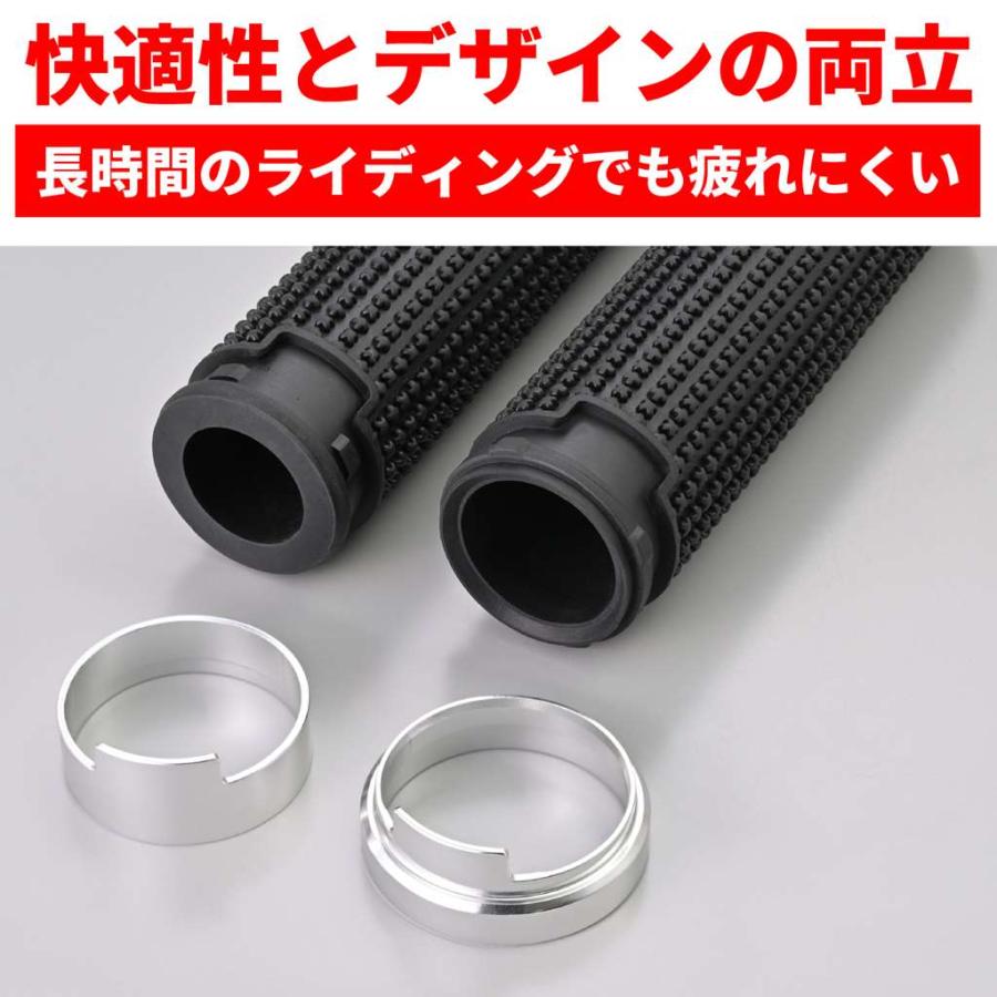 DAYTONA（デイトナ） グリッピーグリップ ハンドル径φ22.2用 125mm