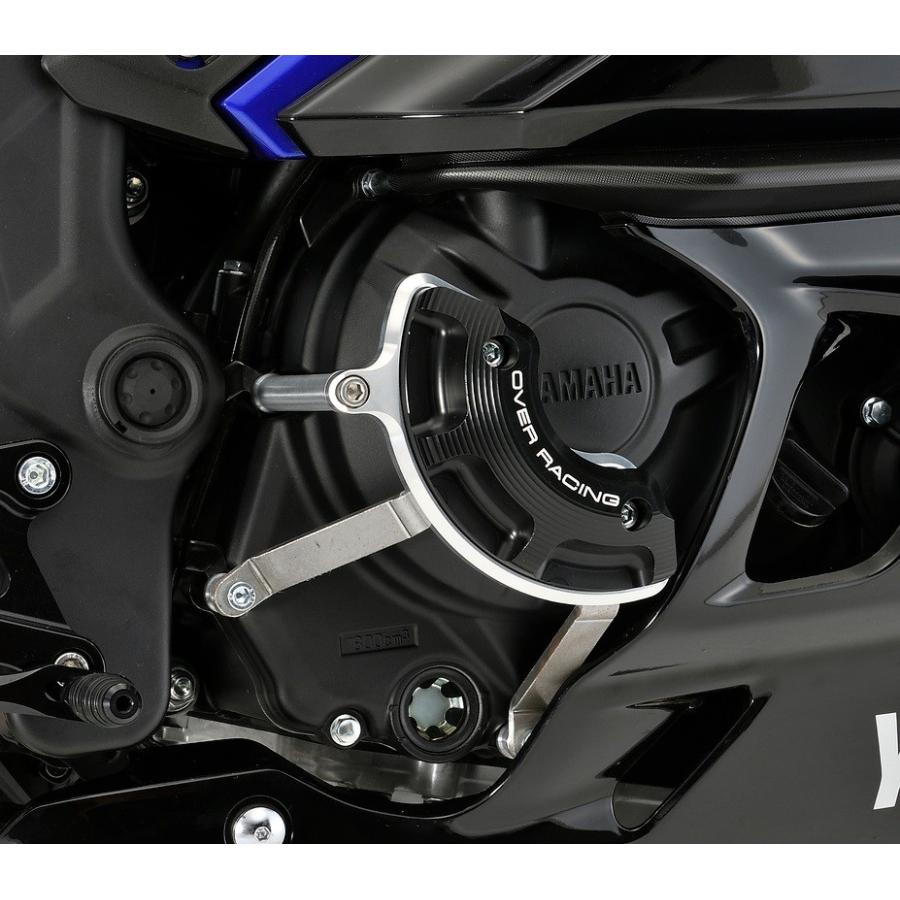 バイク メンテ館エンジンガードスライダーR側 OVER オーバーレーシング YZF-R25 15〜19年 激安通販販売