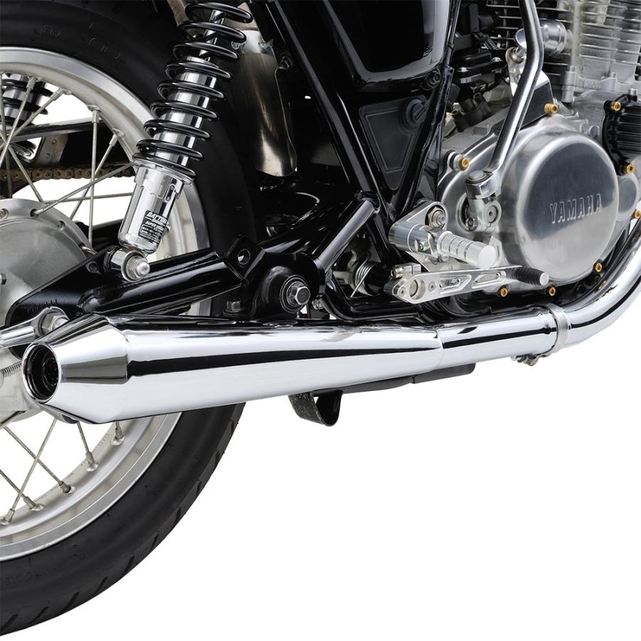 SR400 デイトナ　メガホンマフラー DAYTONA（デイトナ） SR400（10〜16年）FI車 スリップオンメガホン