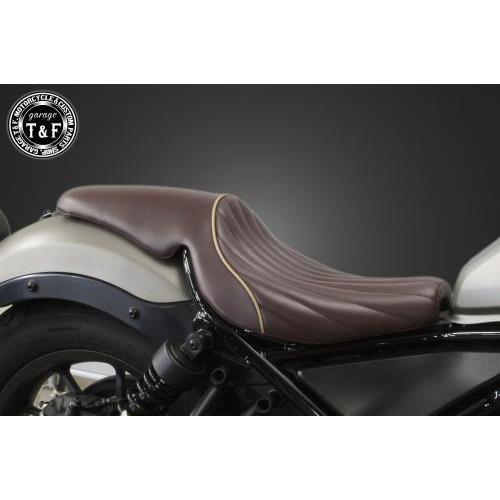 ガンファイターシート（バーチカル）BR/BE ガレージT＆F レブル250（Rebel250）