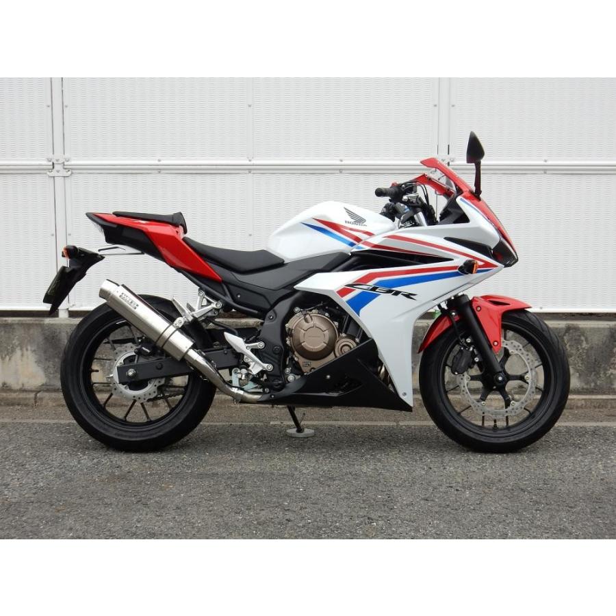 CBR400R（2BL-NC47）16年 リアエキゾースト ラウンドタイプ（スリップ