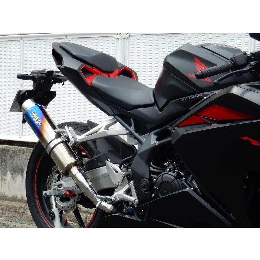 CBR250RR MC51 WR'S フルエキゾースト チタン マフラー リヤエキゾースト ラウンドタイプ （ステンレス/チタン焼き色