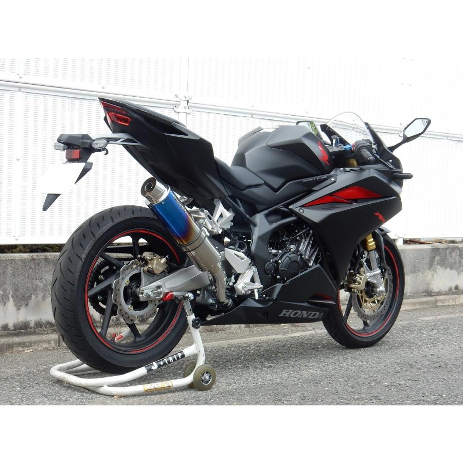 リヤエキゾースト ラウンドタイプ （ステンレス/チタン焼き色