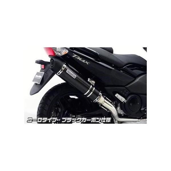 TMAX（SJ08J） ダイナミックマフラー ユーロタイプ ブラックカーボン仕様（フルパワーバージョン） ウイルズウィン（WirusWin）