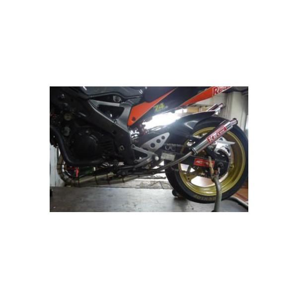 TZR250R・RS（3XV） 鏡面ステンレスチャンバー Type2 K2-tec（ケイツー