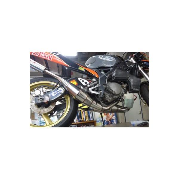 TZR250R・RS（3XV） 鏡面ステンレスチャンバー Type2 K2-tec（ケイツー