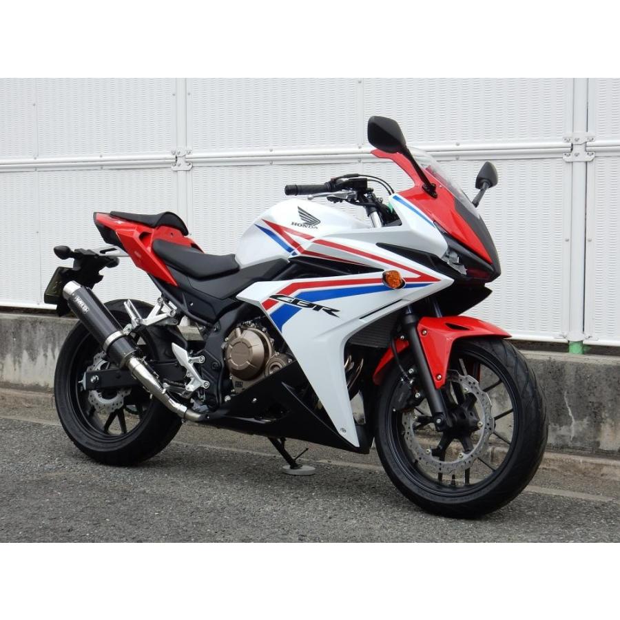 CBR400R（2BL-NC47）16年 リアエキゾースト ラウンドタイプ（スリップ