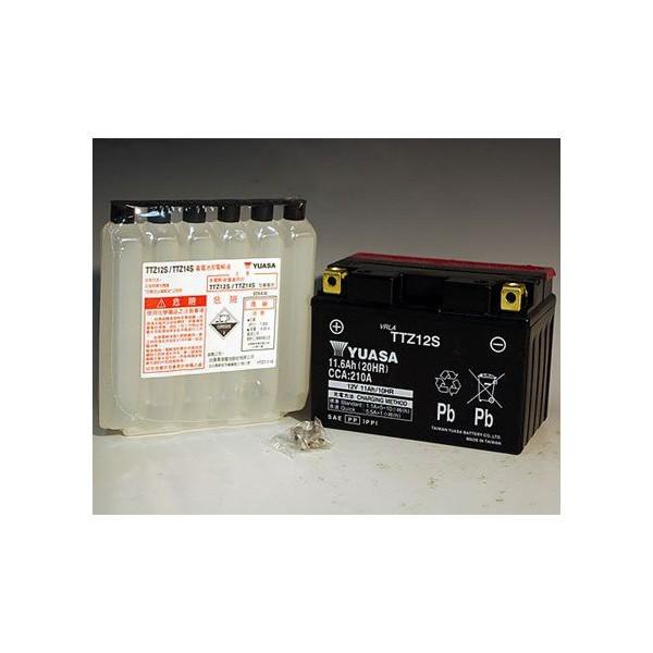 専用商品 TTZ12S（YUASA）メンテナンスフリーバッテリー 液入り充電済 台湾YUASA