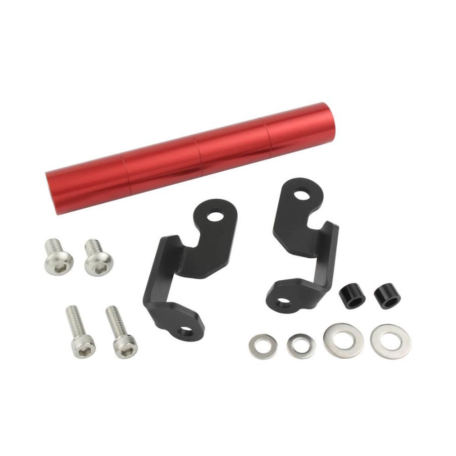 車種専用 スマートフォンホルダーマウントステー レッド POSH