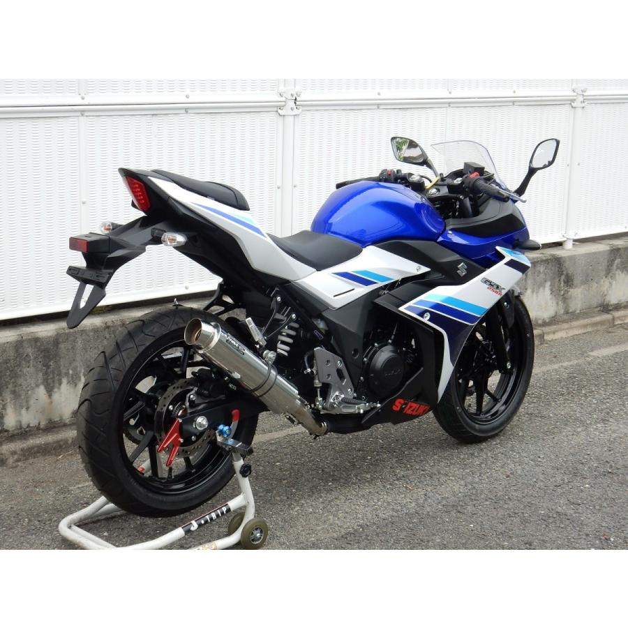 GSX250R（2BK-DN11A） リヤエキゾースト ラウンドタイプ （ステンレス