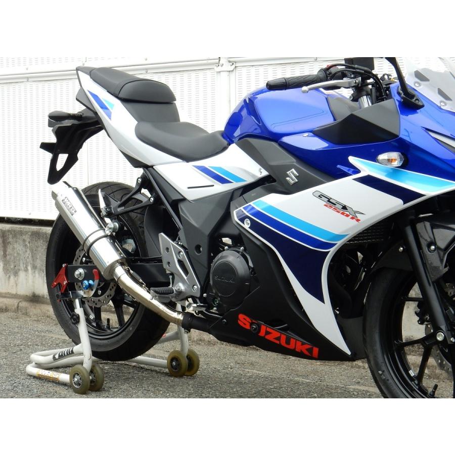 GSX250R（2BK-DN11A） リヤエキゾースト ラウンドタイプ （ステンレス