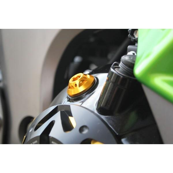CB400SF・SB オイルフィラーキャップ M20×P2.5 グリーン SSK