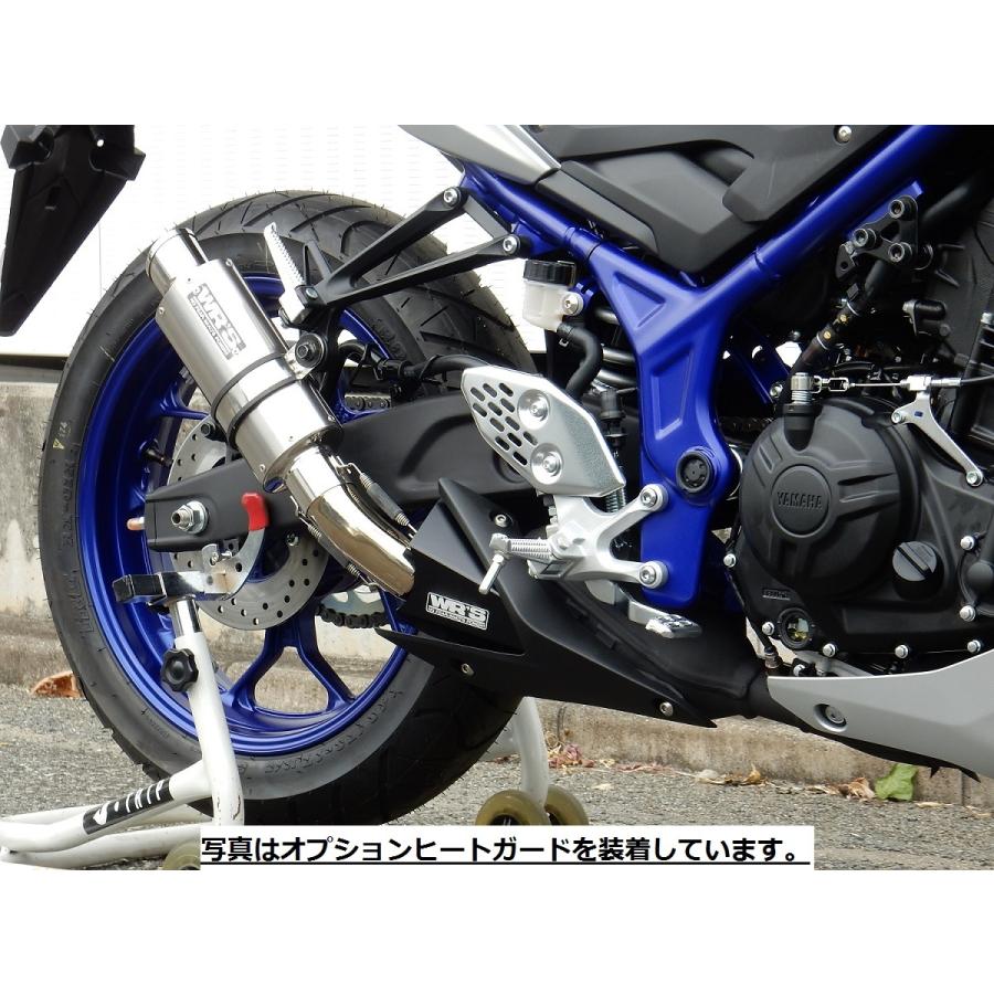 ステンレスショートオーバル スリップオンマフラー WR'S（ダブル