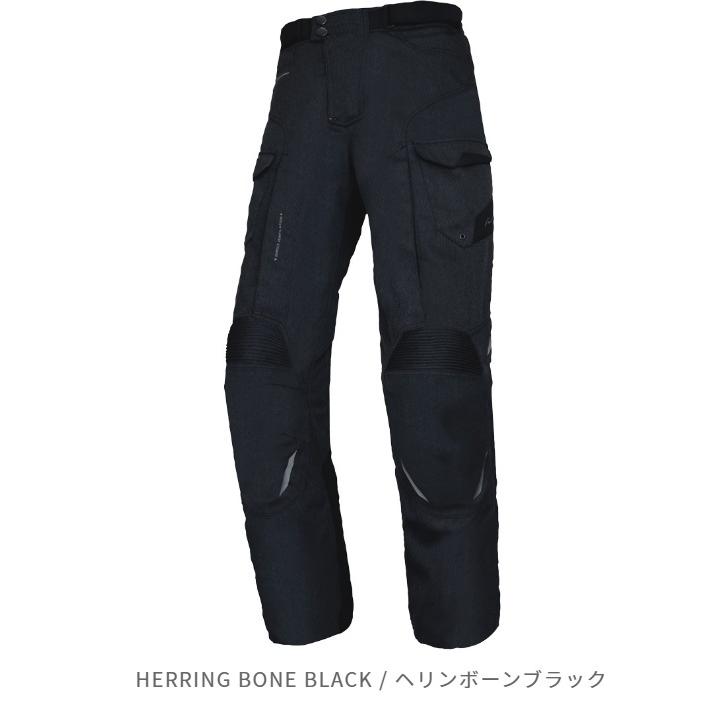ラフ＆ロード DテックスアドベンチャーASパンツ ヘリンボーンブラック