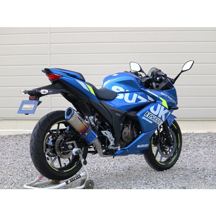 専用保留 ジクサーSF250（2BK-ED22B） SS-OVAL フルエキゾーストマフラー 焼き色