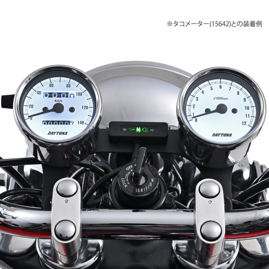 DAYTONA（デイトナ） 機械式スピードメーター φ60 ホワイトLED照明