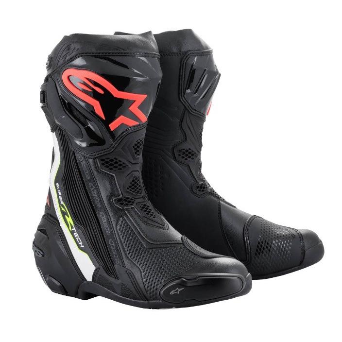SUPERTECH R（レーシングブーツ） 1236 BK WH RDFL YEFL 45/29.5cm 