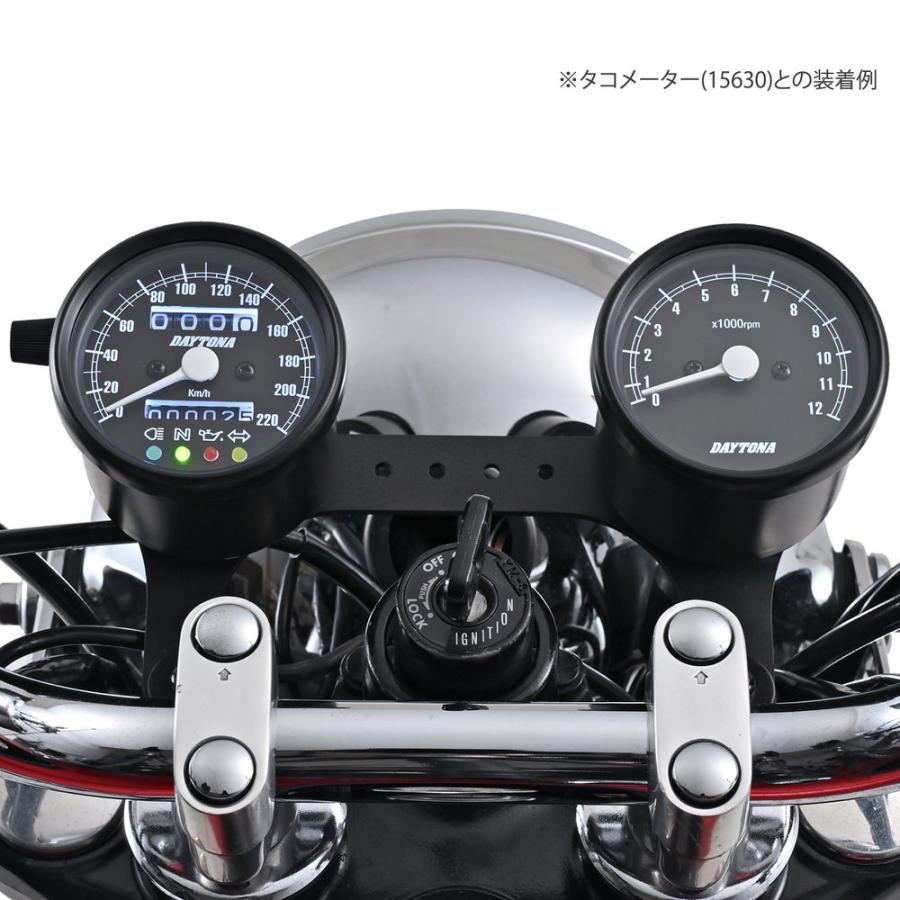 DAYTONA（デイトナ） 機械式スピードメーター φ60 ホワイトLED照明