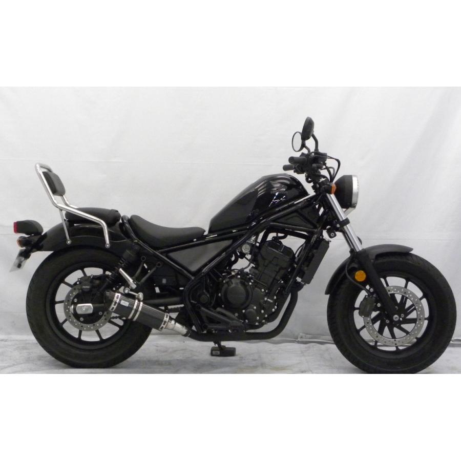 スリップオンマフラー ビレットタイプ ブラックカーボン仕様