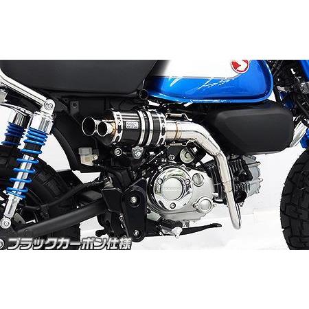 WirusWin ウイルズウィン 人気のブラック カーボン マフラー WirusWin スカイウェイブ(CJ44・CJ45・CJ46) ビッグキャノン マフラー