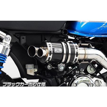 ツインテールアップマフラー ブラックカーボン仕様 ウイルズウィン