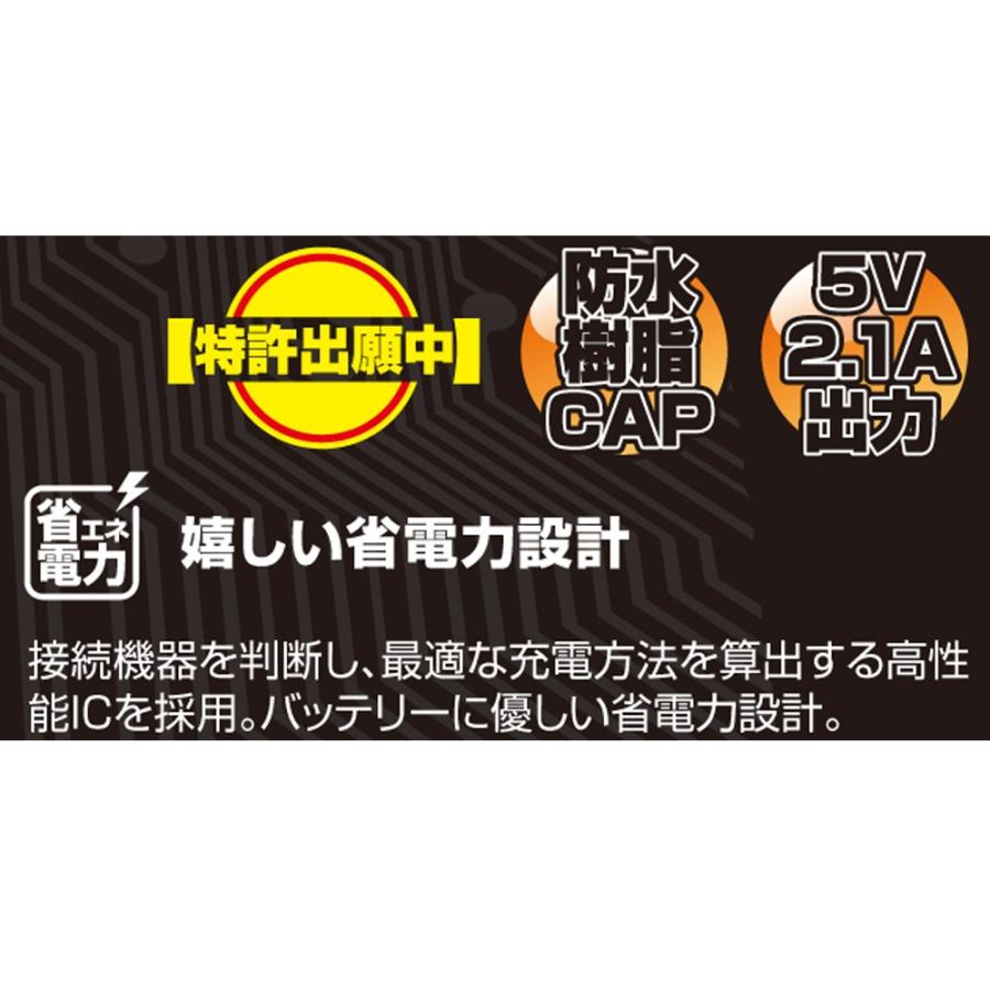 DAYTONA（デイトナ） マルチバーホルダーUSB電源5V2.1A組込式 マスター