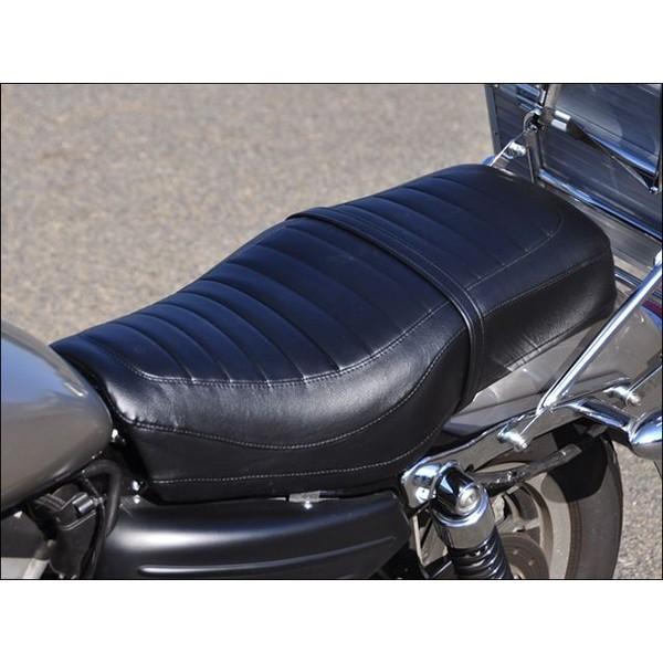 ハーレーXL883カスタムシート！いかがですか！ スポーツスター XL883/1200（04年〜） クラシックダブルシート