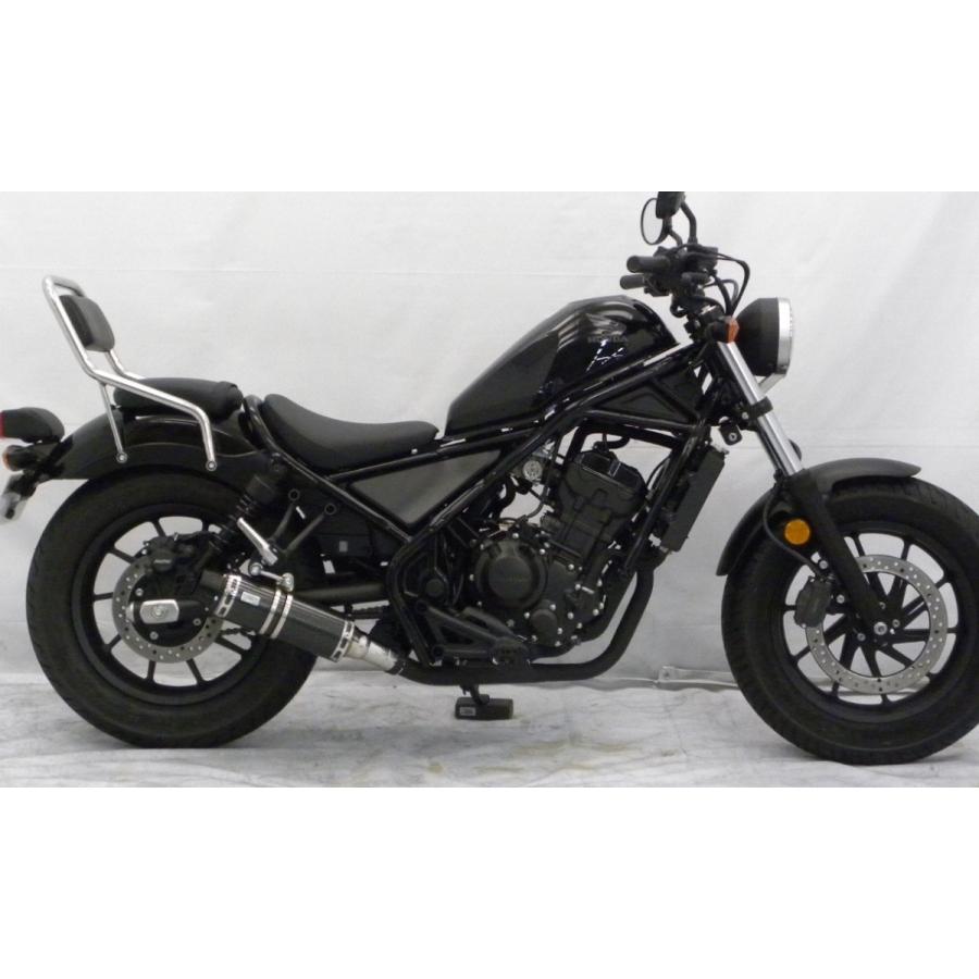 スリップオンマフラー バレットタイプ ブラックカーボン仕様