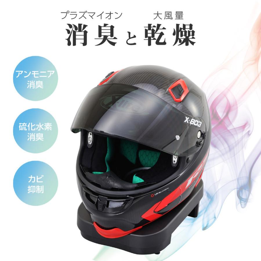 RE:MET（リメット） ヘルメット消臭/乾燥機 ブラック DAYTONA 