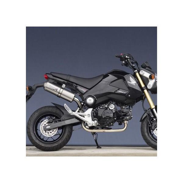 GROM（グロム）JC61 SUS アップマフラー オーバルコーン 政府認証 YAMAMOTO（ヤマモトレーシング）