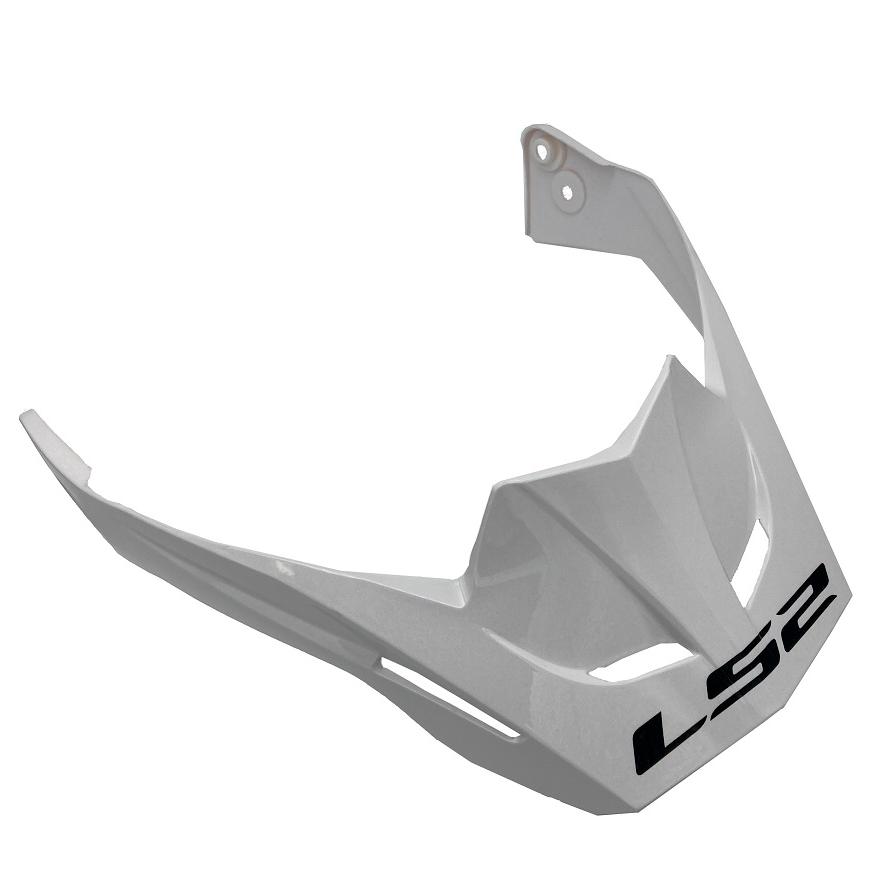 LS2 HELMETS PV-2 ピークバイザー WHITE （STREET FIGHTER用） LS2