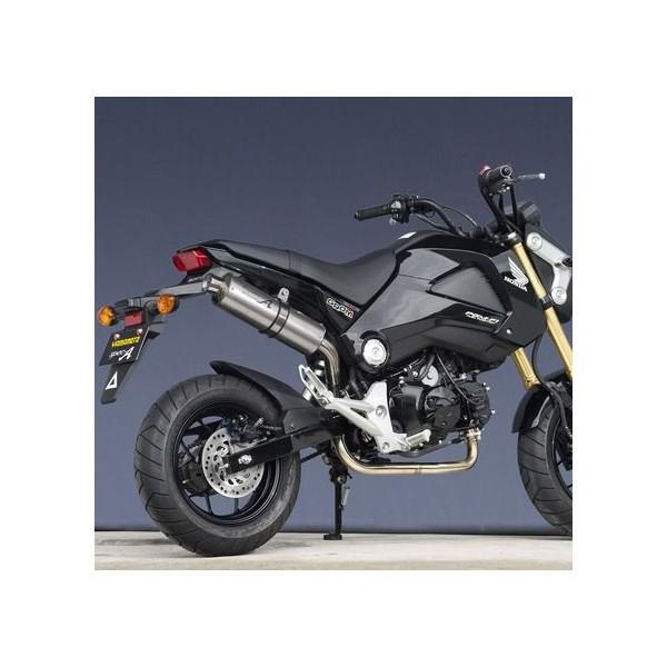 グロム125 grom125マフラー JC61 センターアップ2本出しマフラー GROM（グロム）JC61 SUS アップマフラー チタン 政府認証 YAMAMOTO