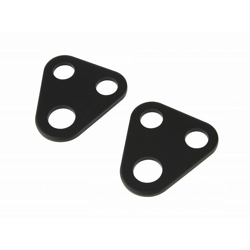 posh ウィンカー ウインカーステーセット　ブラック sr400sr500 SR400（〜14年） ウインカーステーベース ブラック POSH（ポッシュ